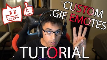 How To Make CUSTOM .GIF Emotes For BTTV