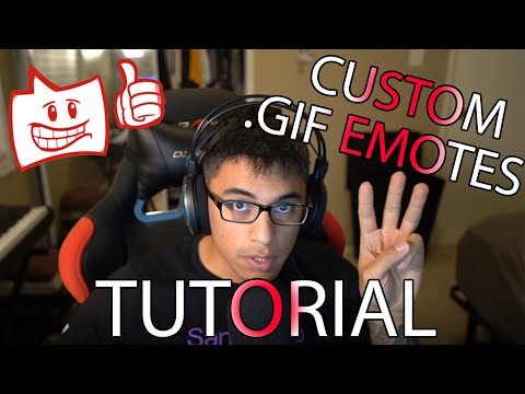 How To Make CUSTOM .GIF Emotes For BTTV