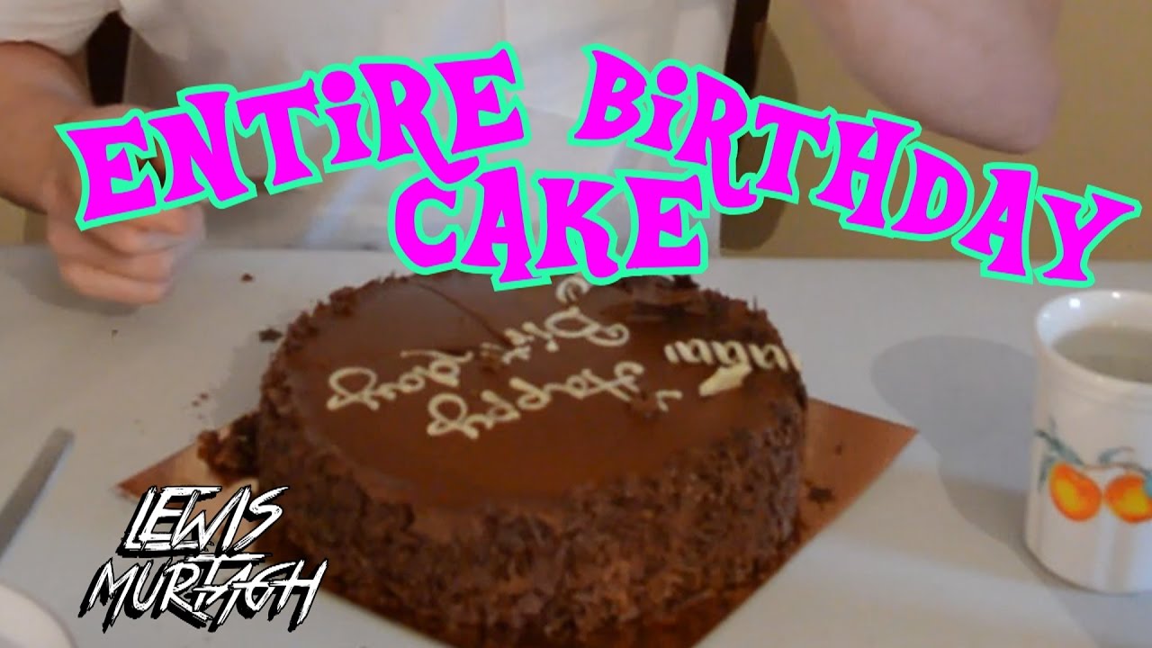 ENTIRE BIRTHDAY CAKE CHALLENGE!!