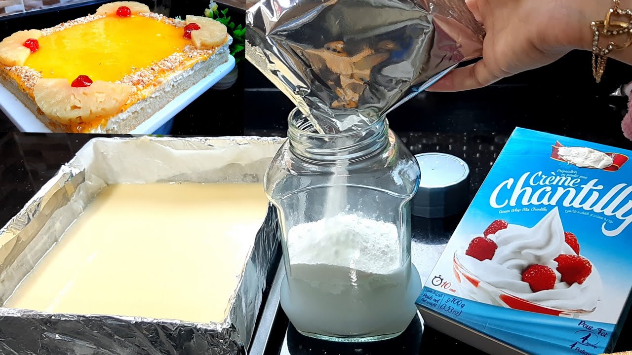 عليها الطلب❗نساي عليك حلوة لاكريم وبرعيهم بطارطة كتحمق✔بلا خلاط ولاحليب ولاكريمة سائلة اقتصادية جداا