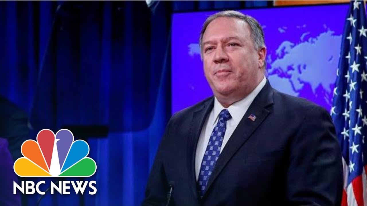 Pompeo On Iran Cultural Sites: Strikes Will Follow ‘The International Rule Of Law’ | NBC News