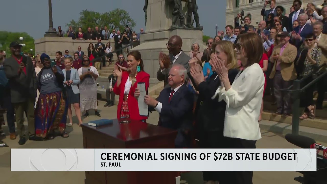 Gov. Walz signs $72 billion budget bill