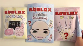 ☁️Tutorial☁️ 로블록스 스킨케어 블라인드백✨ Roblox Skincare Baddies Makeup Blindbag✨| ASMR | paper diy | Squishy💗