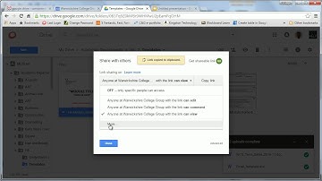 Link to a Drive file on Power Point of Google Slides