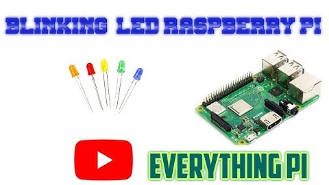 Blinking led using raspberry pi