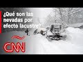 ¿Qué son las nevadas por efecto lacustre que afectan el noreste de EE.UU.?