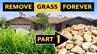 Overview How To Replace Grass with Gravel Rock | Grass Conversion Part 1
