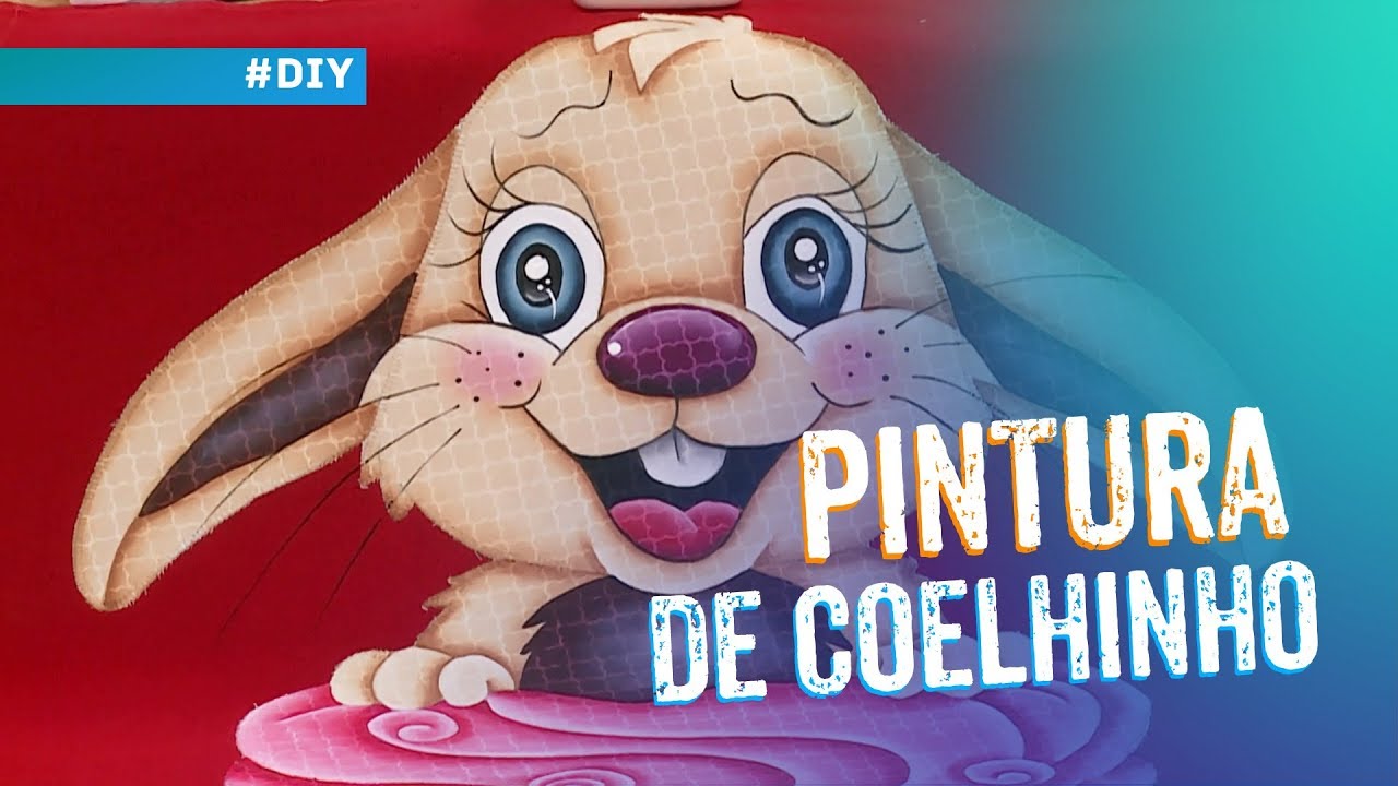 Pintura de coelhinho por Edileine Izidoro - YouTube