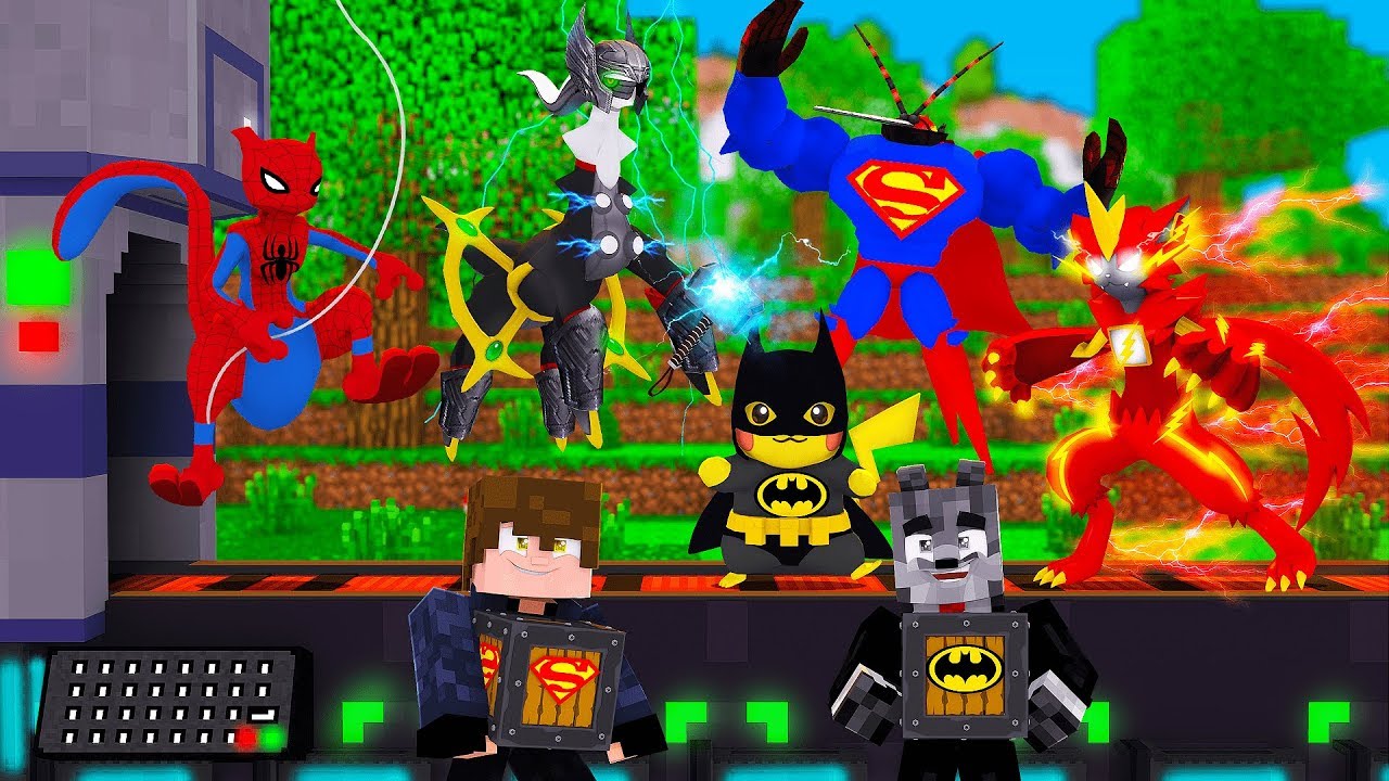 TRABALHANDO na FÁBRICA de POKÉMON de SUPER - HERÓI no MINECRAFT