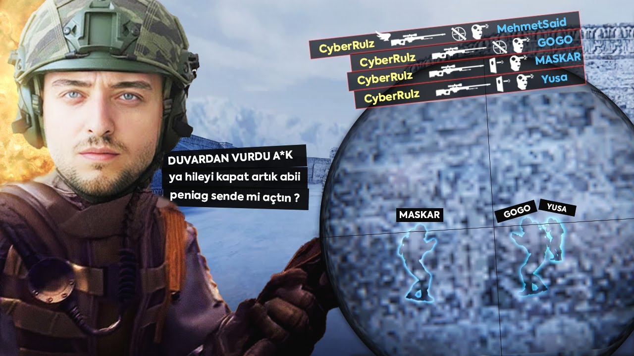 EKİBİ WALLHACK İLE TROLLEDİM HEPSİ ÇILDIRDI!! ÇAĞIMIZIN EN BÜYÜK KAPIŞMASI