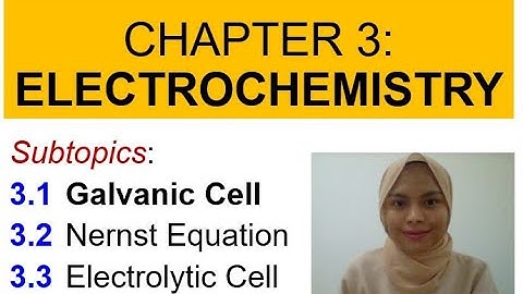 Matriculation Chemistry Lecture Subtopic 3.1 Semester 2 [Part 3]
