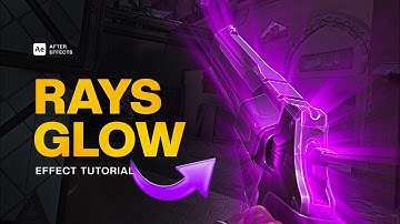 How To Add RAYS GLOW EFFECT In Valorant Montage / Pubg Montage | Easy After Effect Montage Tutorial