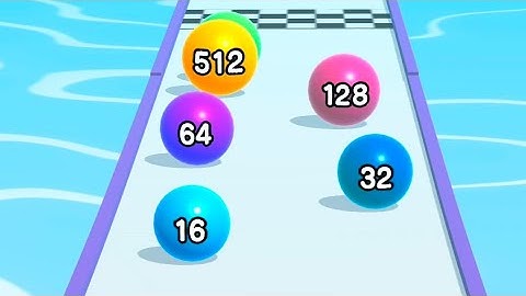 Ball Run 2048 🟥 Walkthrough Gameplay 🟢 All Levels Android iOS Mobile Game 🔥 Level 161-164