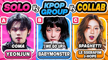 SOLOIST vs GROUP vs COLLAB 🎵 Save one Kpop Song | Kpop Quiz 2025