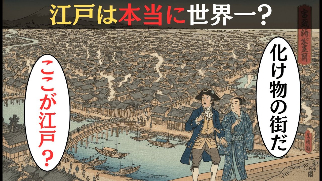 【衝撃】なぜ鎖国の江戸は世界最大のメガシティになれたのか？人口120万を生んだ「参勤交代システム」の正体