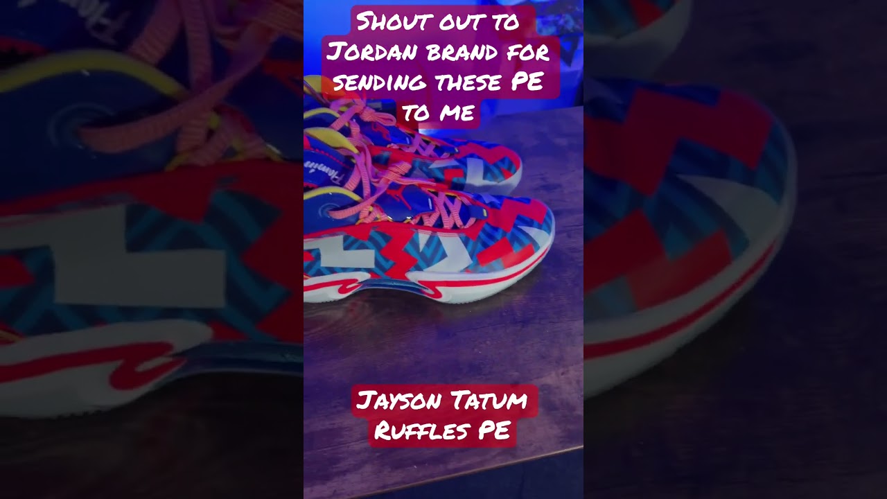 The Story Behind Jayson Tatum's 'Ruffles' Air Jordan 36 PE