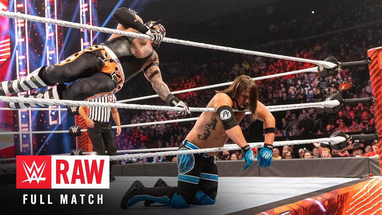 ⁣FULL MATCH — AJ Styles vs. Rey Mysterio — Elimination Chamber Qualifying Match: Raw, Jan. 31, 2022