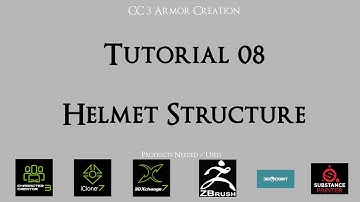 Tutorial 08 - Helmet Structure | Character Creator 3 Tutorial