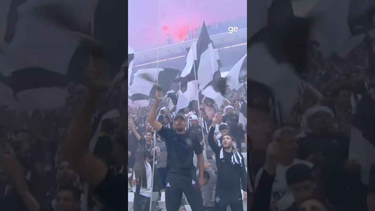 FESTA DAS TORCIDAS NA ARENA MRV! 🔥🔥🔥 | #shorts | ge.globo