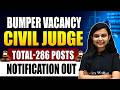 Maharashtra Judiciary Exam 2026 Notification Out | Total - 286 Post | MPSC Civil Judge Vacancy