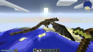 Minecraft 1.0.0: Skyrim Dragon Modshowoff