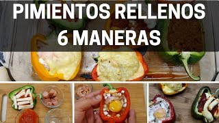 ? Pimientos Rellenos al horno -  6 Maneras