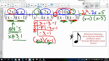 Unit 6 3 4 Adding and Subtracting Rational Expressions Part 4