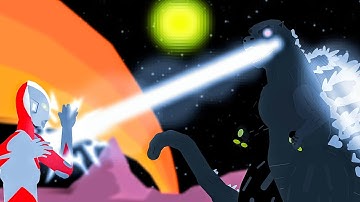 Heisei Godzilla vs Ultraman/ Daikaiju Battle - Stick Nodes