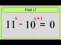 Nice Exponent Logarithm Math Simplification | Find the Value of X