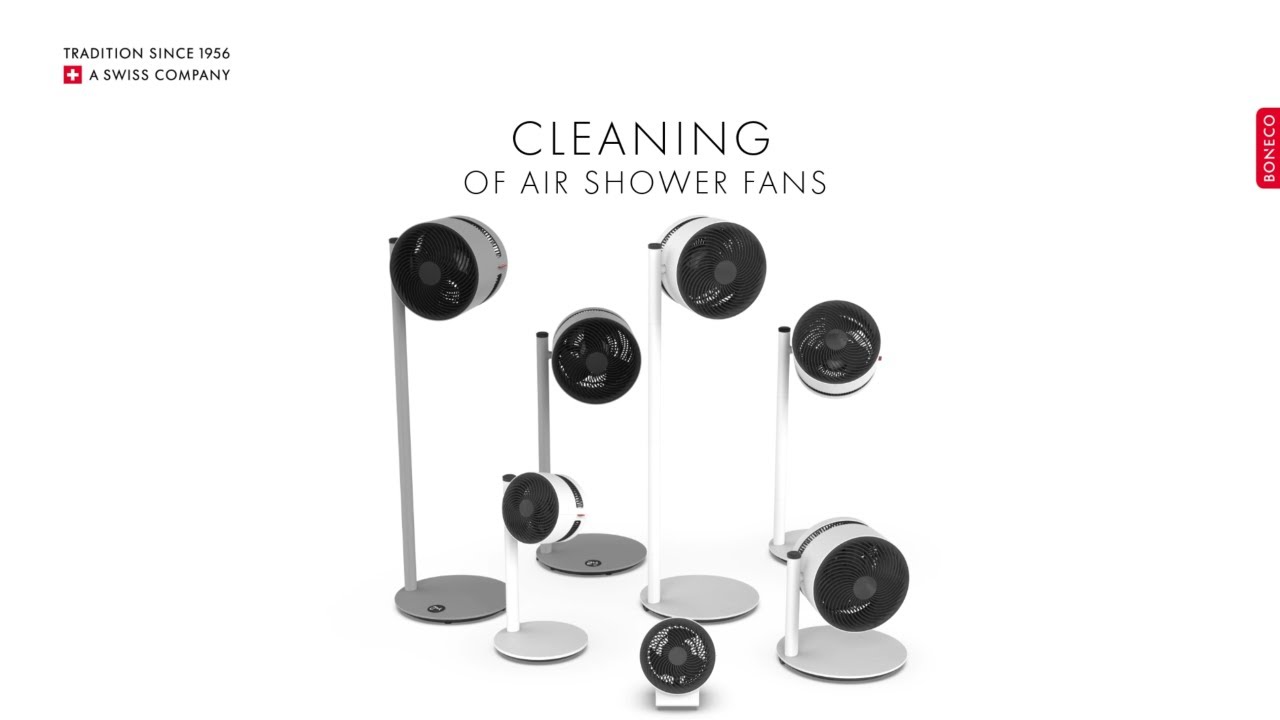 BONECO Air Shower Fans – Cleaning - YouTube
