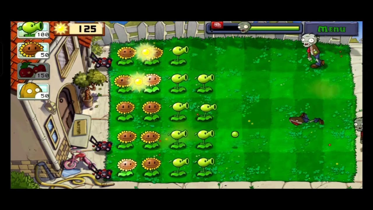 Plants vs zombie part 1 