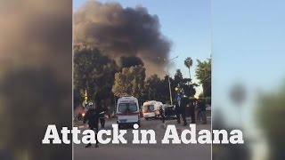 Car bomb kills 2 in southern Turkey
