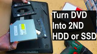 HDD + SSD: Replacing Your DVD/Optical Drive With an SSD or HDD