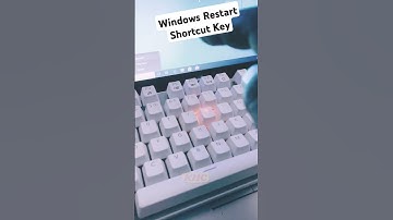 windows restart shortcut key #asmr #khcomputers #shorts #pctips #gaming