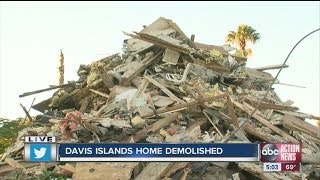 mansion on davis island demolished