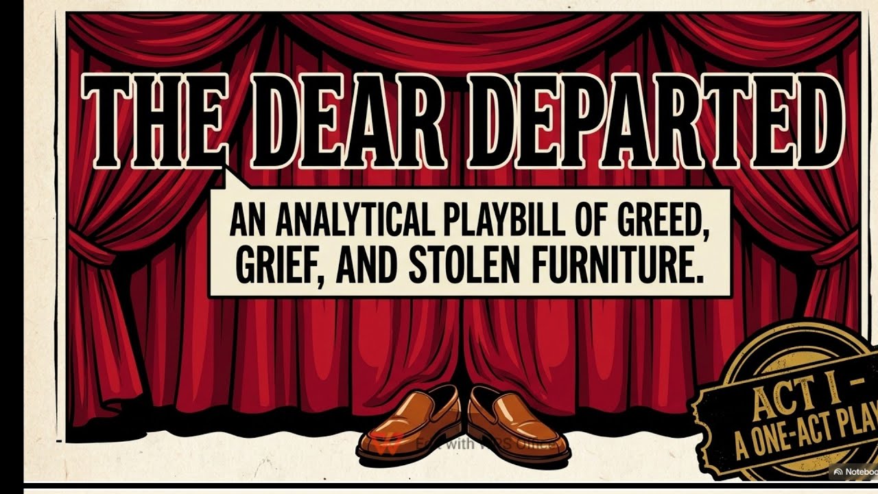 Satirical Critique of Greed and Social Performance in The Dear Departed