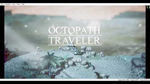 OCTOPATH TRAVELER i5 8400 integrated HD 630  yuzu Canary #1550 Switch emulator