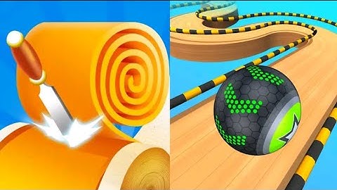 Spiral Roll VS Going Balls All Levels Gameplay Android, ios Walkthrough New Update