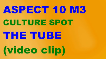 ASPECT 10 for Kaz M3 CULTURE SPOT "THE TUBE"