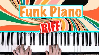 Cool Funk Piano Riff Tutorial 🎹