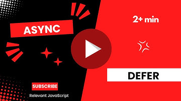 async and defer in script tag and when to use them? defer javascript using async and defer