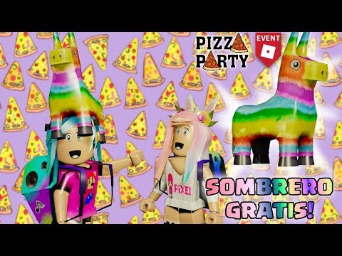 Como Conseguir La Pinata Hat Del Evento De Roblox Pizza Party 2019 - premios nuevo evento roblox pizza party 2019 youtube