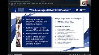 REFAI® Certification Information Session October 22, 2024
