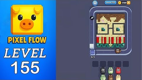 Pixel Flow Level 155 Walkthrough