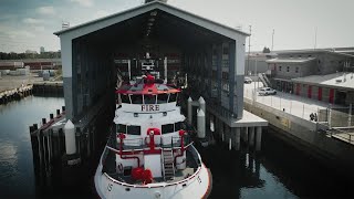 New Fireboat Stations Dedicated at Port of Long Beach
