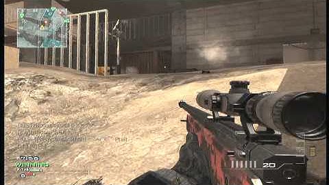 MW3 - Hardhat Sniping 17 - 3 Kill Confirmed