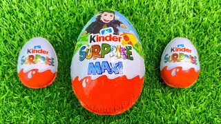 Oddly Satisfying l Unpacking Kinder Maxi, Kinder Surprises AND Chocolate Sweets, ASMR sounds 🍭
