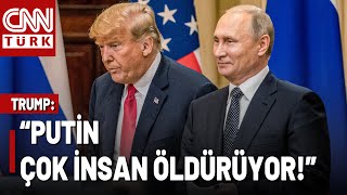 Trump İle Putin Gemileri Yaktı Mı? Trumptan Rusyaya Yaptırım Sinyali