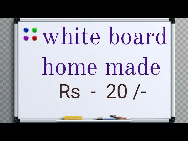 Whiteboard sticker on a Budget