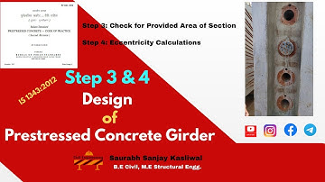 Design of Prestressed Concrete Girder (Part 3 Step 3 & 4)